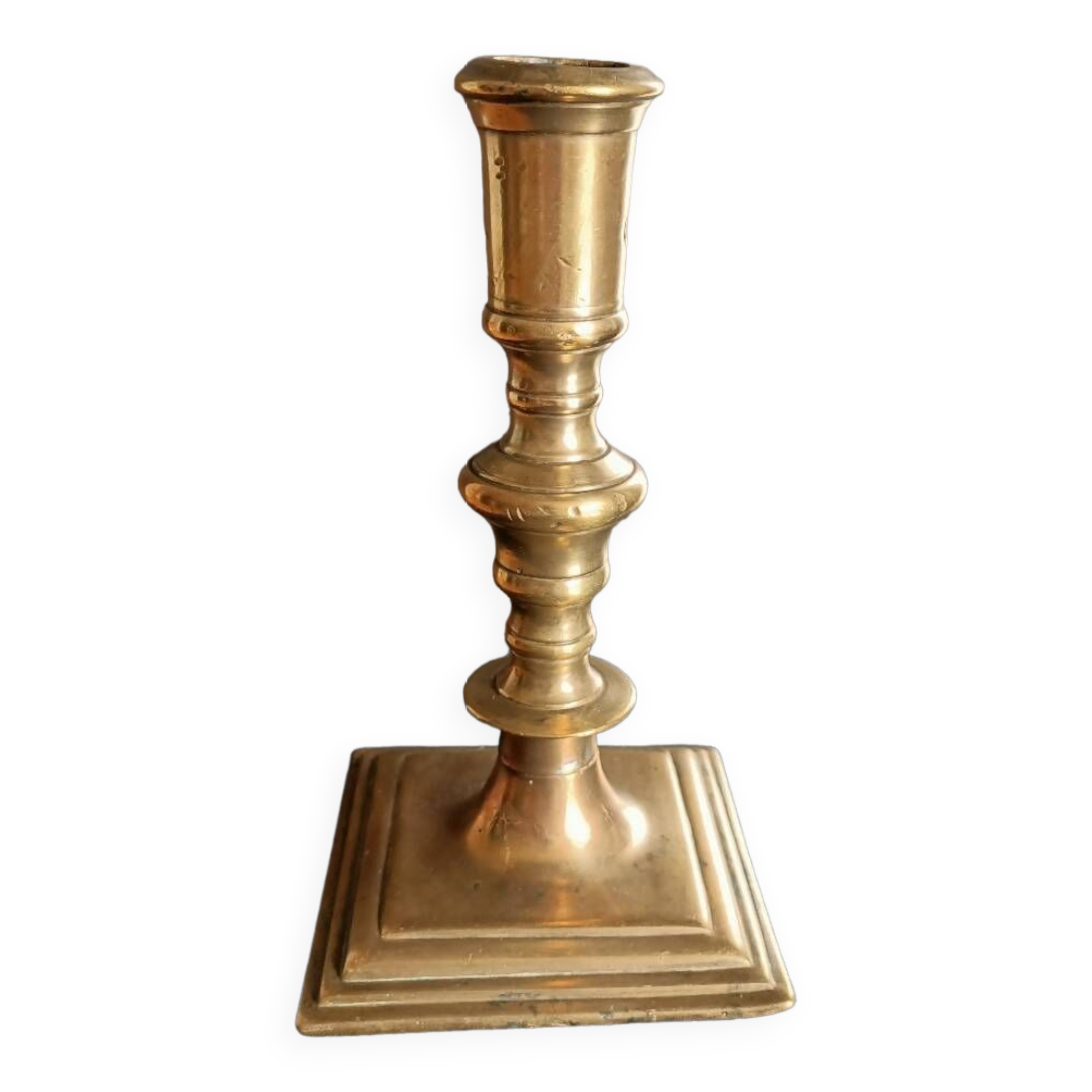 Louis XIII candle holder in bronze