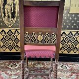 Set of 6 Renaissance style carved walnut chairs - Haute époque