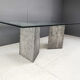 Vintage brutalist dining table, 1970s
