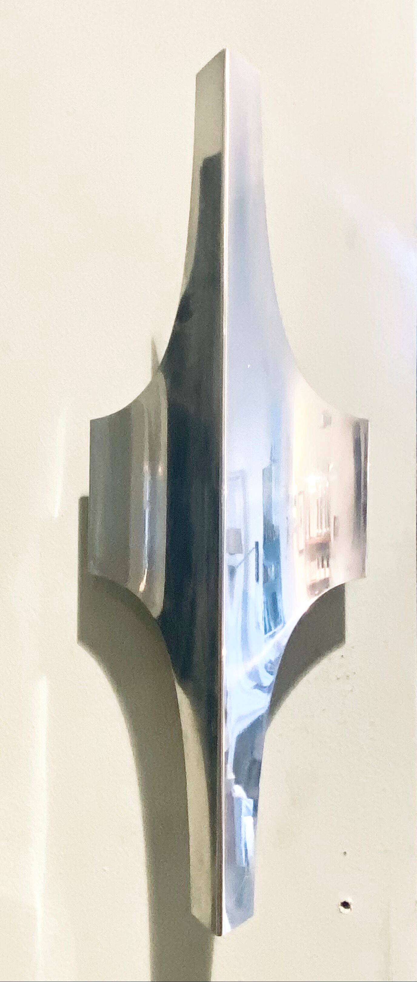 Applique Doria vintage chromée, des année 60