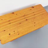 Vintage solid pine coffee table from the 70s 80s