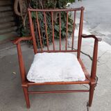 Scandinavian wooden armchair