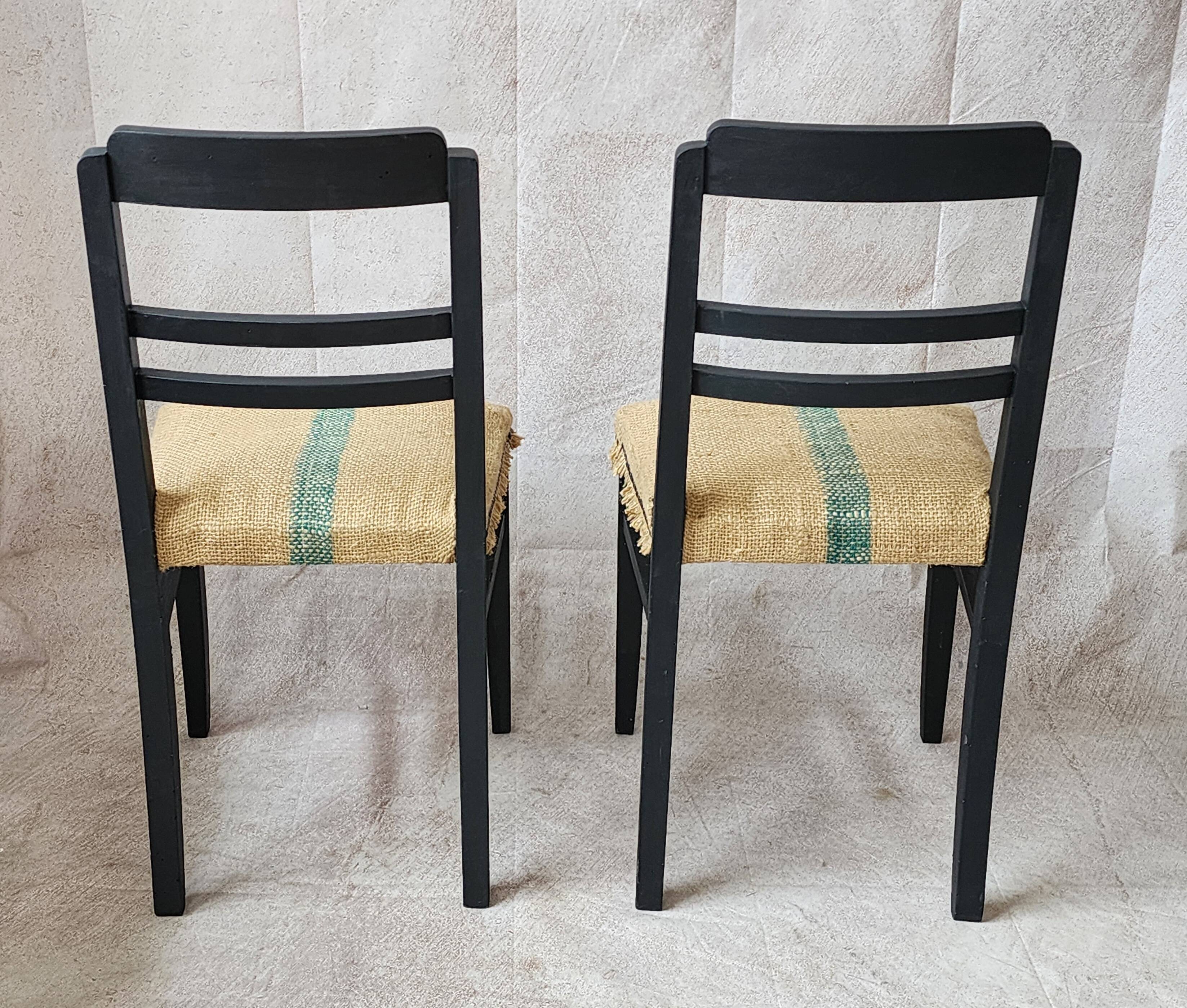 Paire de chaises Art déco