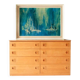 Vintage Danish enfilade in brown teak veneer, 1960s, mid-century design, 8 drawers.