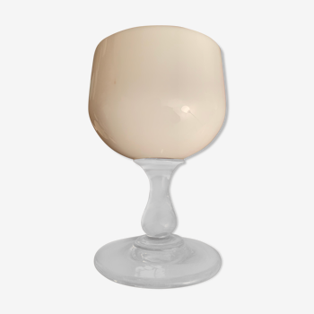 Verre de la fête cérémonie 19ème siècle blanc