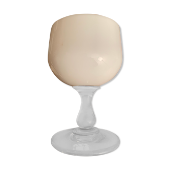 Verre de la fête cérémonie 19ème siècle blanc