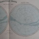 Old celestial planisphere