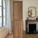 Armoire Parisienne en chêne brut 