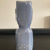 Vintage ethnic vase in glazed porcelain