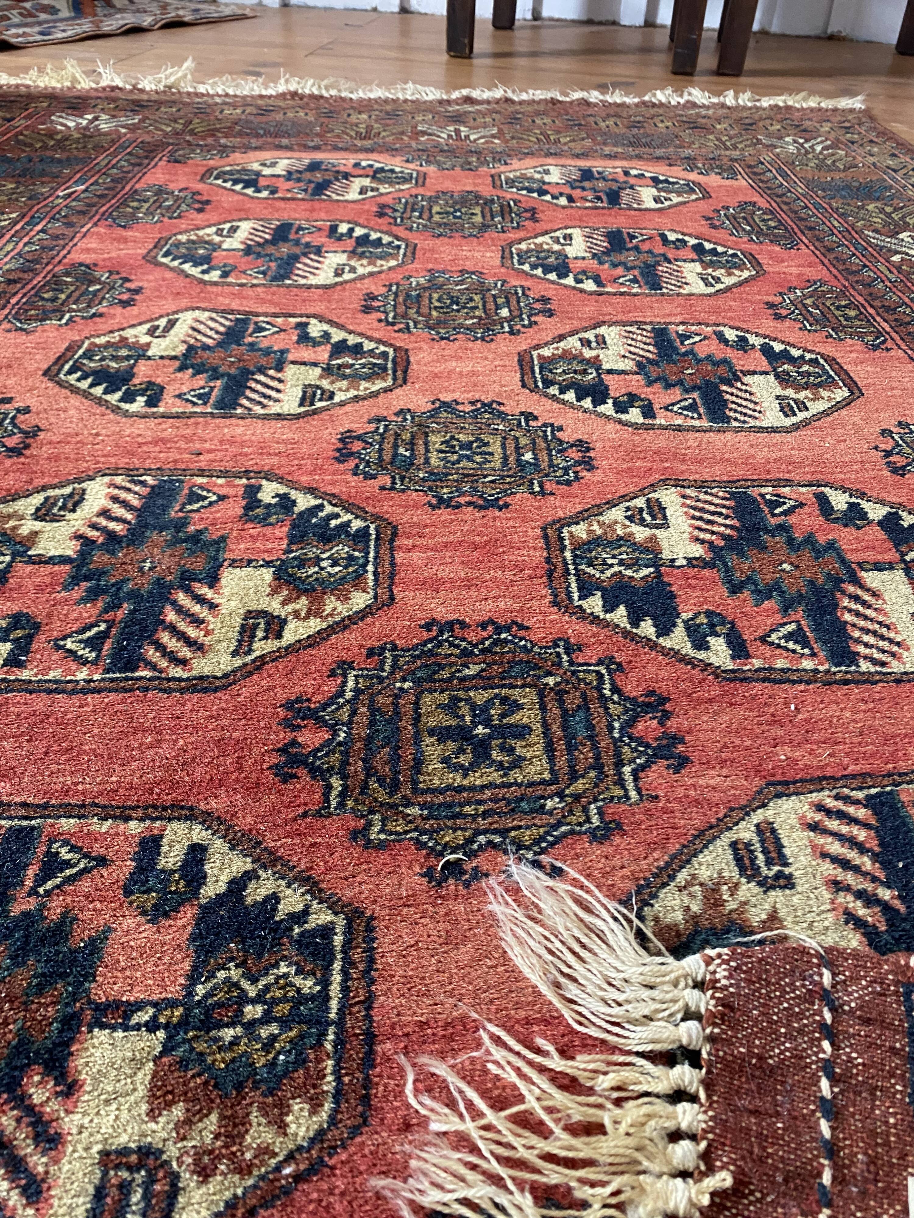 Hand-woven oriental wool carpets