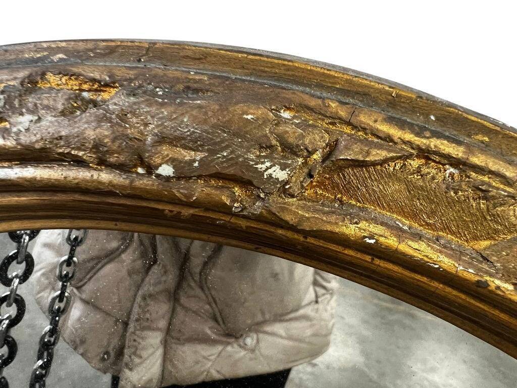 Vintage gold mirror / wall mirror