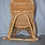 Rocking chair rattan