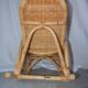 Rocking chair en rotin