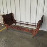 Old cast-iron bed