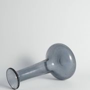 Scandinavian Modern Blue Glass Vase by Erik Höglund for Boda, Sweden 1960's