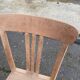 Scandinavian bistro chair in raw beech wood