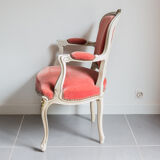 Velvet convertible chair