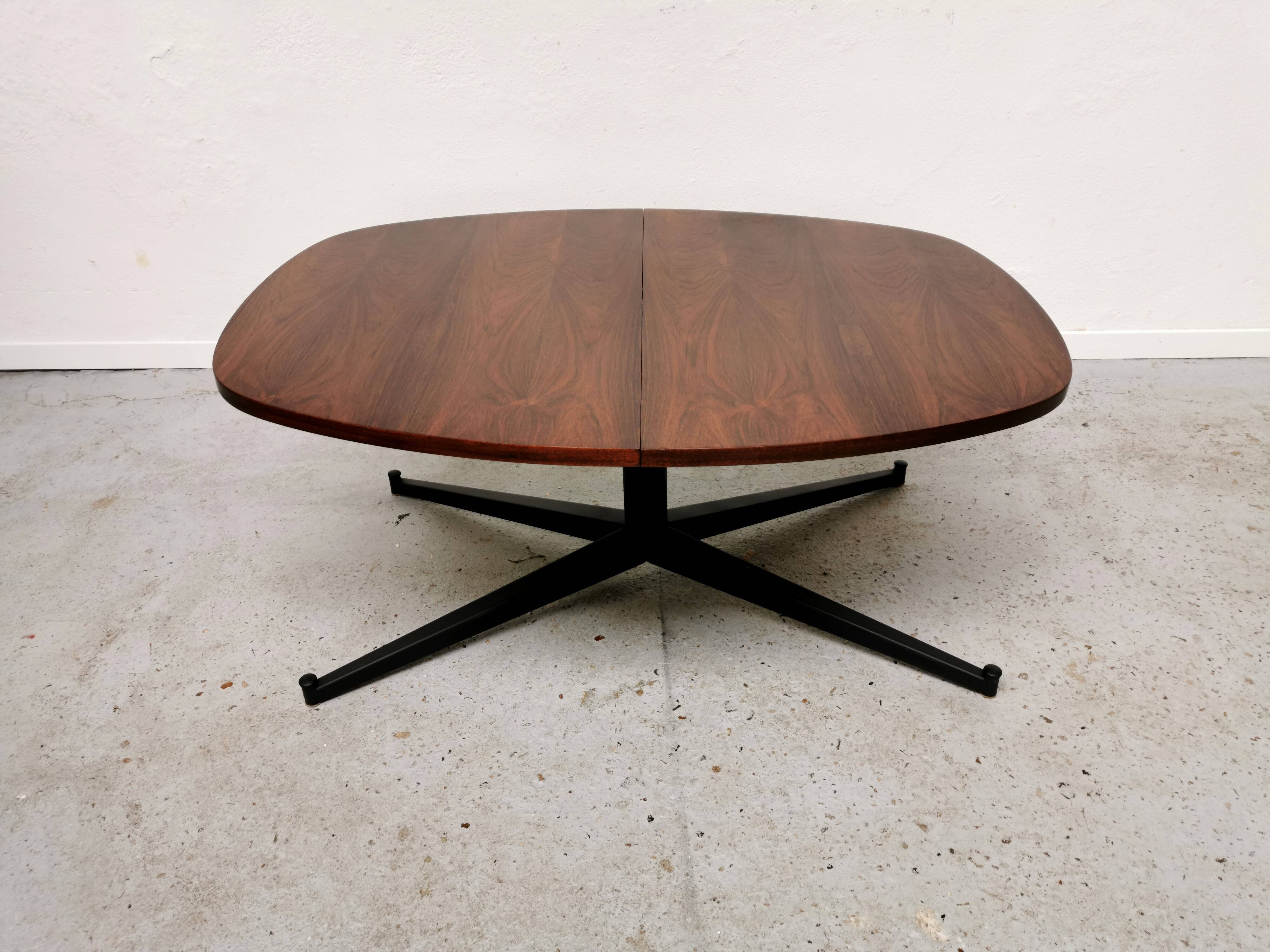 Table basse vintage relevable transformable scandinave