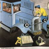 School poster oge hachette garage/piscine