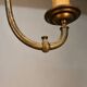 Dutch chandelier with 5 lights in bronze, 19th century.