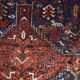 Tapis antique fait main Khamseh persan 156cm x 194cm (1900s)