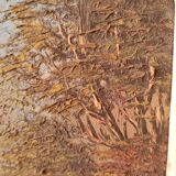 Vintage French oil painting, signed M. Bonvin