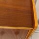 Vintage shoe cabinet with compass legs