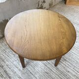 1950s round oak table