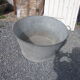 Bassine ronde en zinc