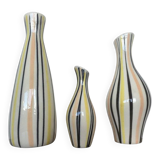Set of design vases by Jarmila Formánková for Ditmar Urbach, 1970s