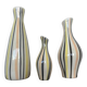 Set of design vases by Jarmila Formánková for Ditmar Urbach, 1970s