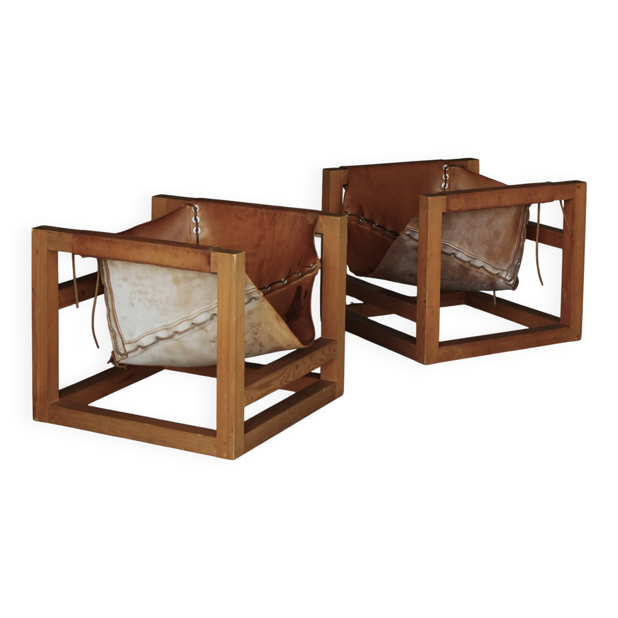 Paire de chaises lounge Tail 4 de Heinz Witthoeft, Allemagne 1959