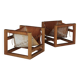 Paire de chaises lounge Tail 4 de Heinz Witthoeft, Allemagne 1959