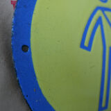 Russian factory signage enamelled plate