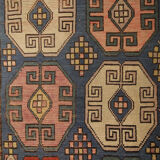 Antique Caucasian Kazak Rug From Azerbaijan 1900s- 117x240cm