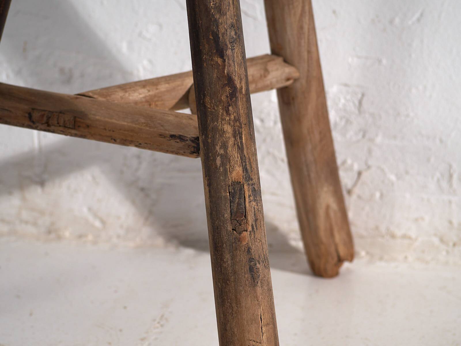 Tabouret rond ancien (c.1900) #20