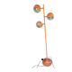 Vintage 70s orange eyeball floor lamp