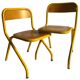 2 Vintage School Chairs 🪑