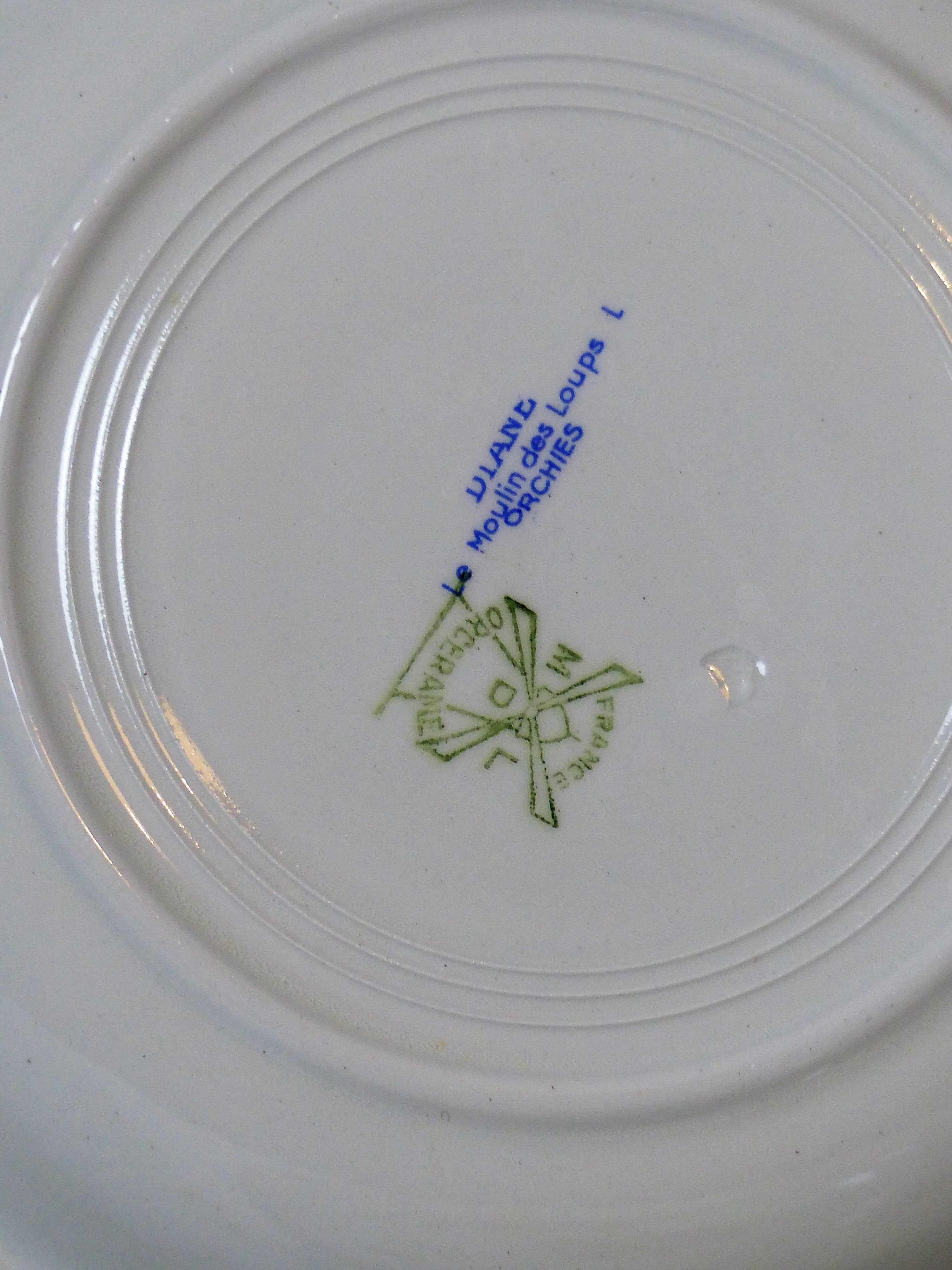 4 assiettes creuses Moulin des Loups