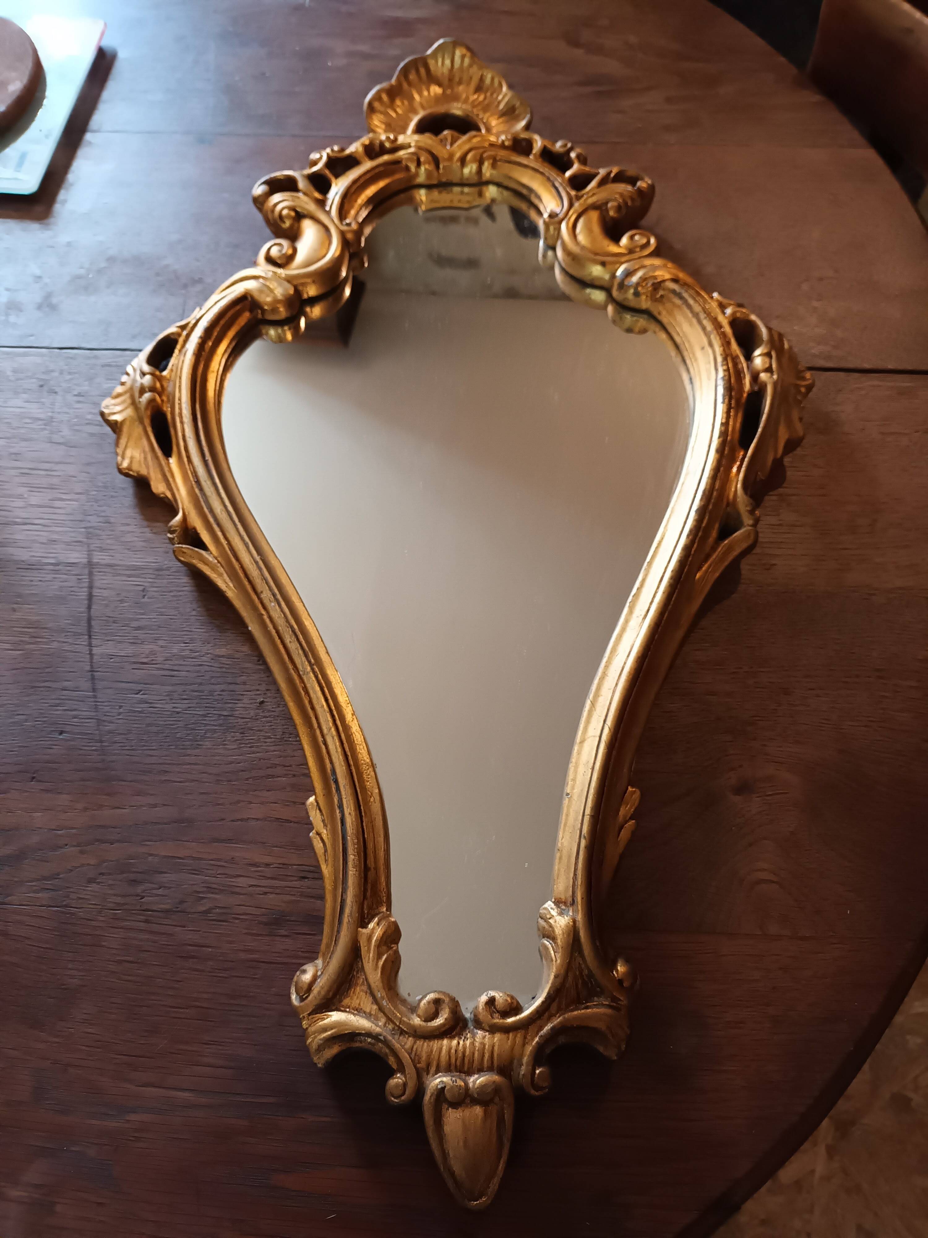 Baroque gilded mirror
