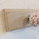 Vintage coat rack / hooks solid oak cottage style
