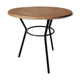 Table ronde rotin