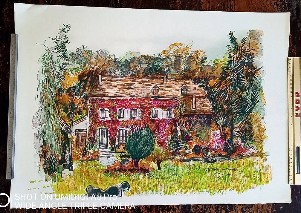 Monique Journod (1934) - art offset lithograph - signed - 40 x 57 cm