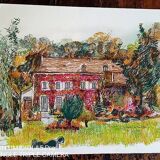 Monique Journod (1934) - art offset lithograph - signed - 40 x 57 cm