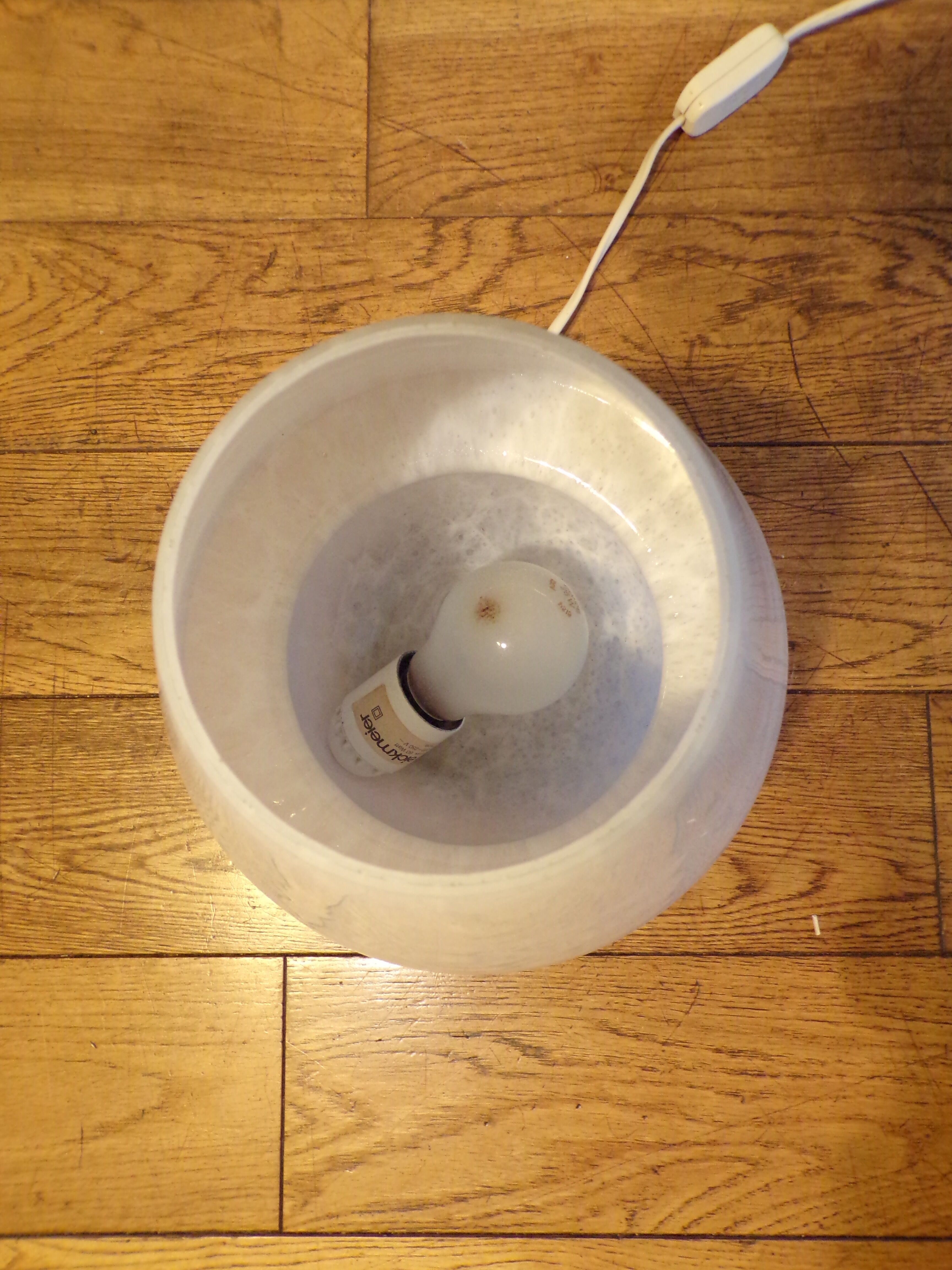 Murano glass mushroom lamp