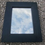 Set of 3 mirrors to hang with wooden frames