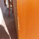 double curtain filing cabinet, vintage