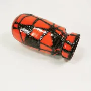 Fat Lava ceramic vase, Scheurich Keramik 242-22 "Spiderweb," 1960s.