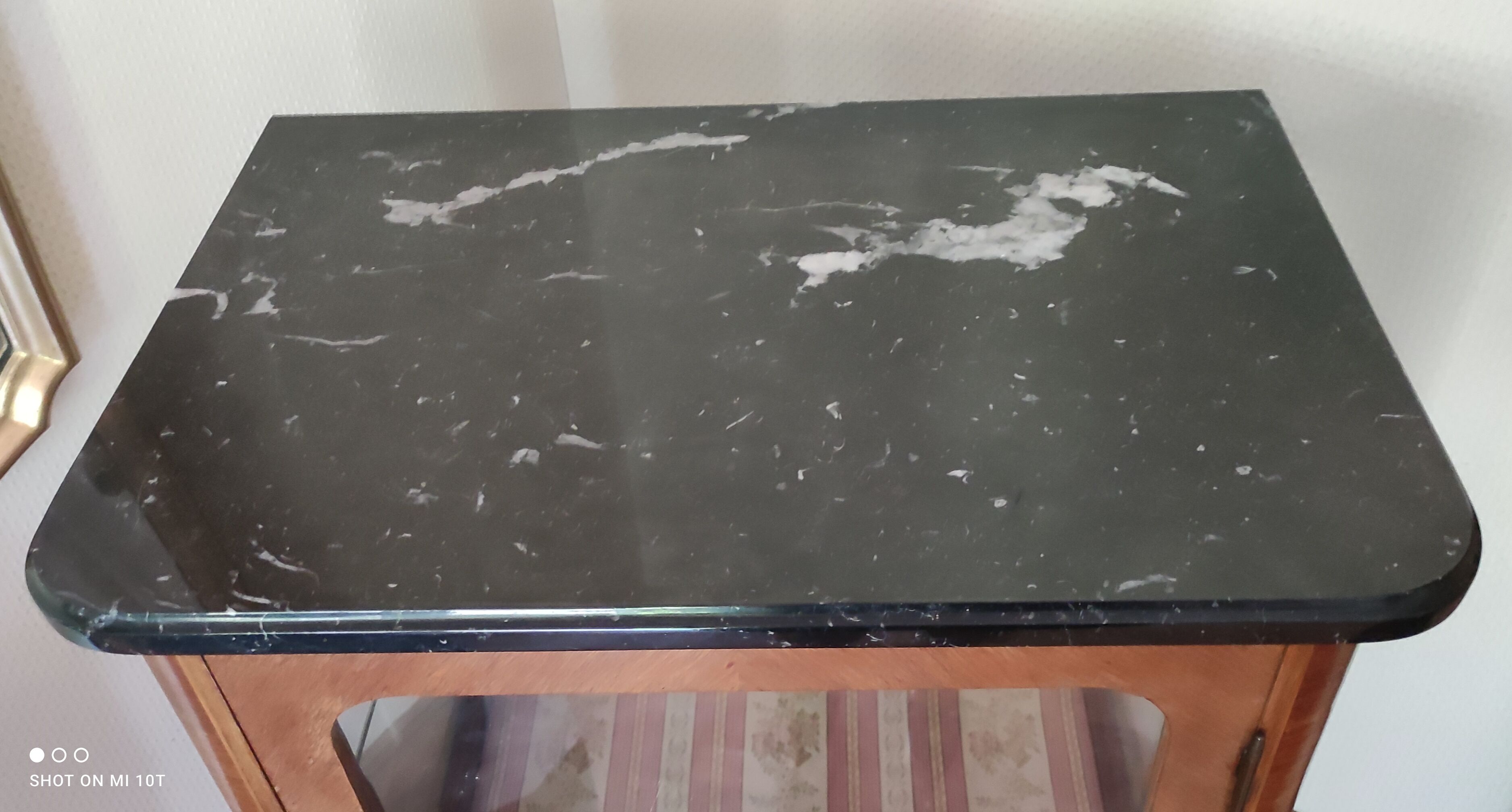 Antique living room showcase