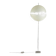 White Catellani & Smith Original PostKrisi F64 Fiberglass Floor Lamp